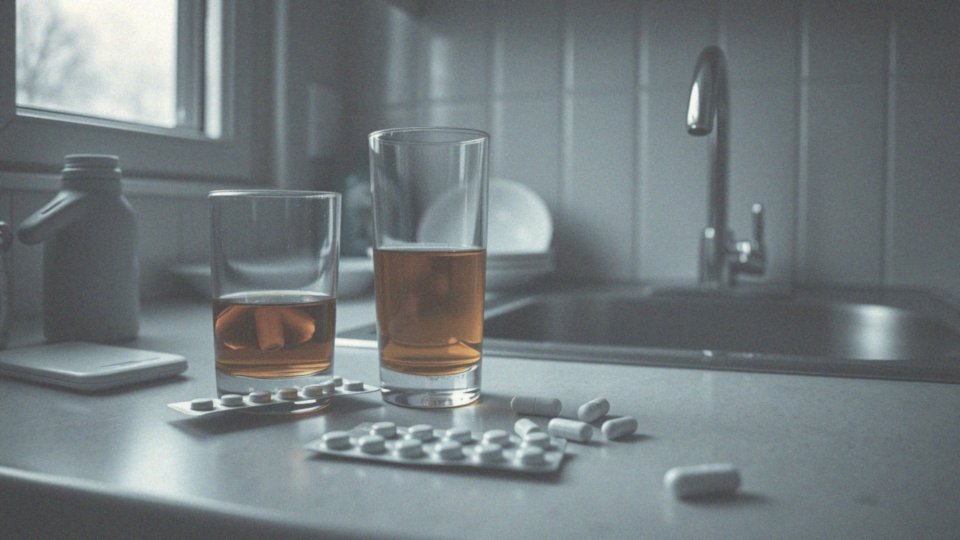 Jakie działania niepożądane mogą wystąpić przy łączeniu alkoholu z Coaxilem?