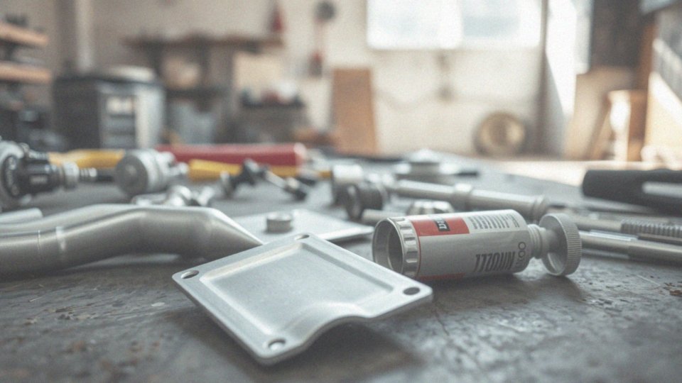 Jakie elementy metalowe można naprawić przy pomocy kleju do aluminium?