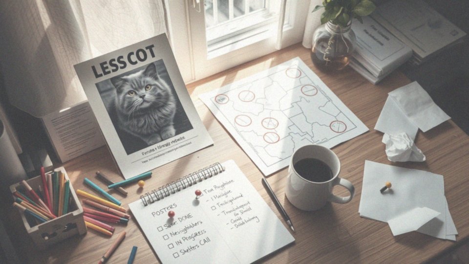 Jak przygotować plan poszukiwań kota?