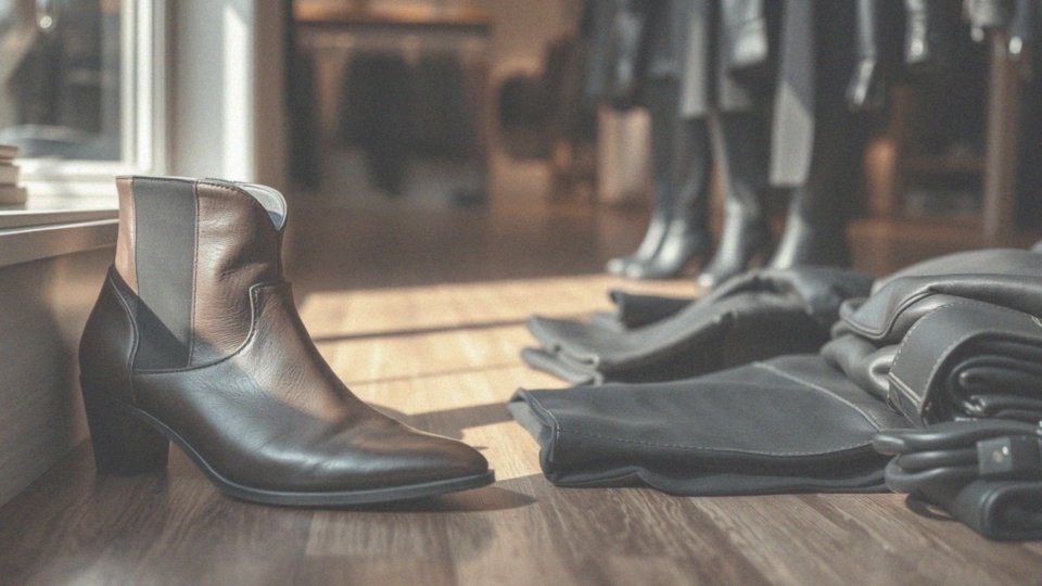 Jakie eleganckie botki doskonale łączą się ze skórzanymi spodniami?
