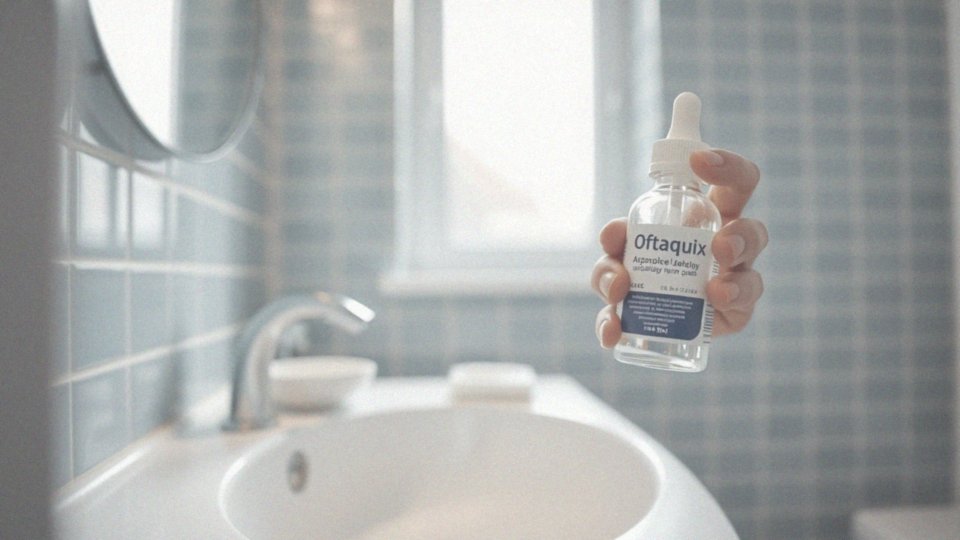 Jakie są zalecenia dotyczące stosowania Oftaquix?