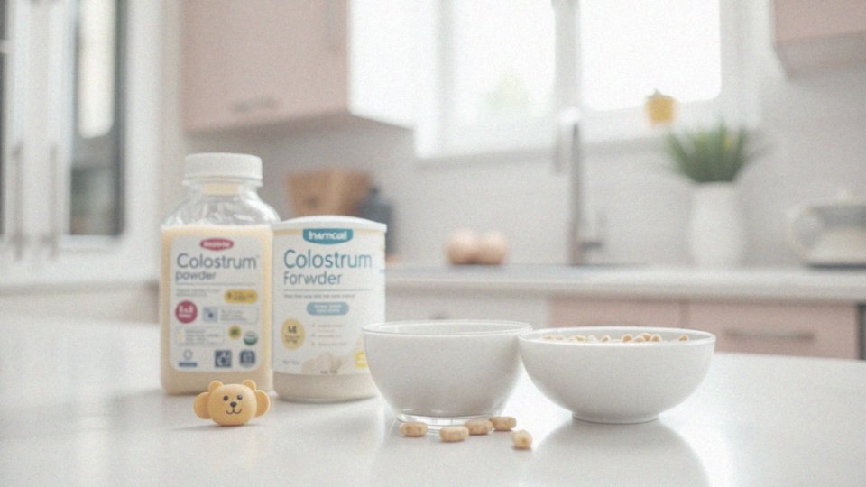Jakie są formy podania colostrum, zależnie od wieku dziecka?
