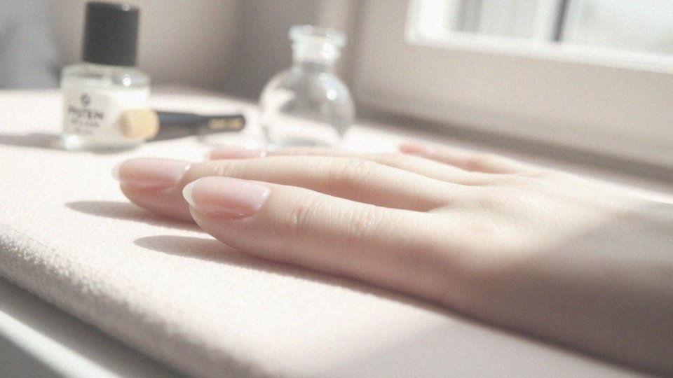 W jaki sposób baza proteinowa zapobiega łamaniu paznokci?