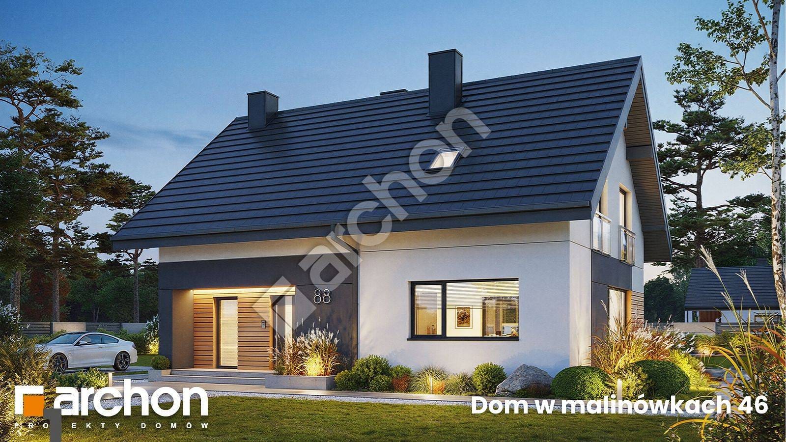 Nowoczesny dom dla rodziny, która ceni komfort i funkcjonalność  – poznaj projekt „Dom w malinówkach 46” z kolekcji ARCHON+